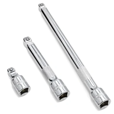 Afbeelding van DAKCOS 3 Stuks Wobble Extension Bar Set 1/2 Inch Drive Socket Chroom Vanadium Staal