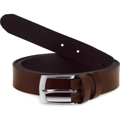 Afbeelding van Ladeheid Heren Riem Leren Overtollige lengte L11 (Bruin 3 (3 cm), 130 cm x (Totale 147,5 cm))