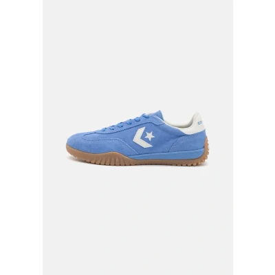 Afbeelding van Converse RUN STAR Trainer Sneakers laag, Dames, Maat: 35.5, Open sky/egret/light brown Veloursleer