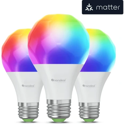 Afbeelding van Nanoleaf Essentials Smart A60 Bulb E27 MATTER 3 Pack