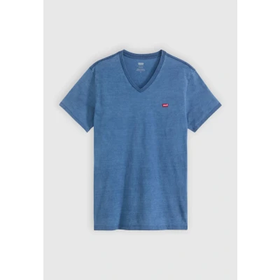 Afbeelding van Levi&#039;s Original Tshirt basic, Heren, Maat: Large, True indigo/mid indigo