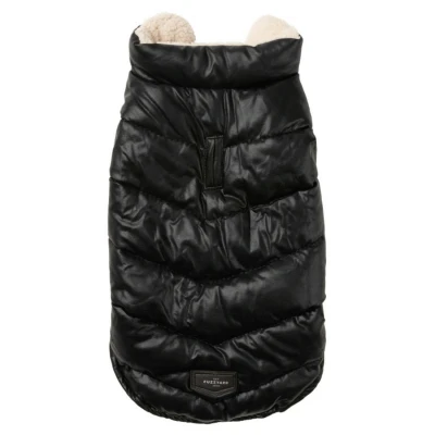 Afbeelding van Fuzzyard Milano Jacket Zwart Hondenkleding 49 cm