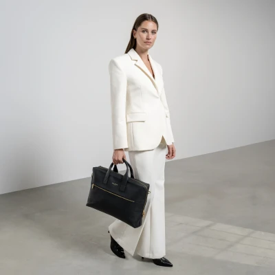 Afbeelding van Isabel Bernard Aktetas, Dames, Maat: One Size, Schwarz