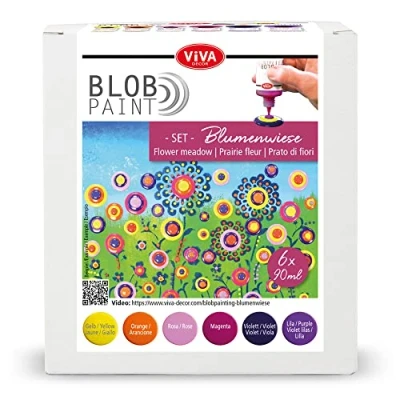 Afbeelding van Blob Paint FarbSet Blumenwiese