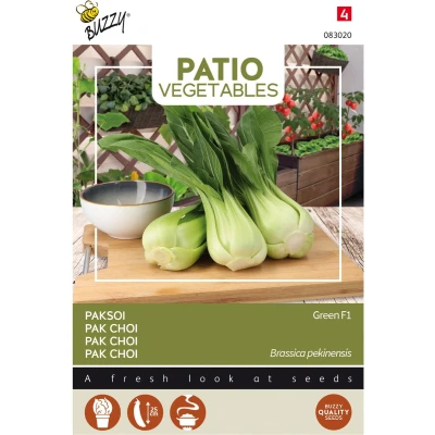 Afbeelding van Patio Veggies, Paksoi Pak Choi Green F1