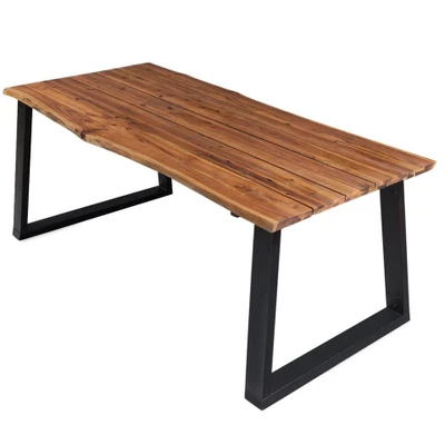 Afbeelding van vidaXL Eettafel 170x90x75 cm massief acaciahout
