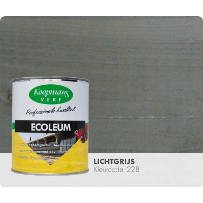 Afbeelding van Koopmans Ecoleum 1 ltr 228 lichtgrijs Buitengevel &amp; Tuin