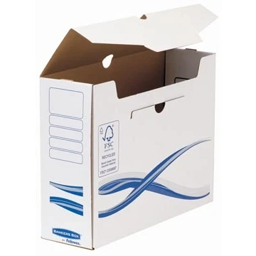 Afbeelding van Bankers Box Basic, transfer archiefdoos, ft A4+, rug van 10 cm archiefdoos