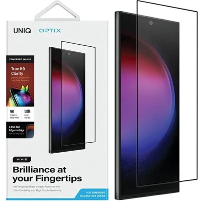 Afbeelding van UNIQ Optix Vivid glas voor Samsung Galaxy S24 Ultra met applicator