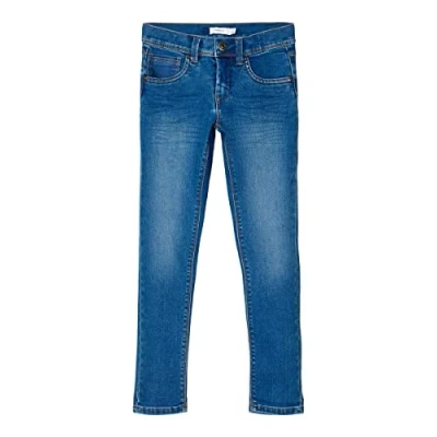 Afbeelding van NAME IT KIDS skinny jeans NKMROBIN medium blue denim