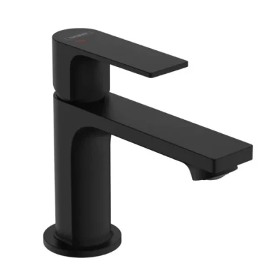 Afbeelding van Hansgrohe rebris e eengreeps wastafelkraan 80 coolstart zonder waste mat zwart 72554670
