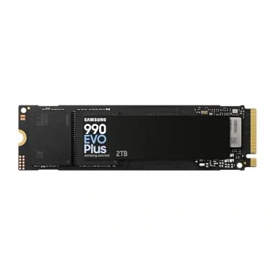 Afbeelding van Samsung 990 EVO Plus 2 TB PCIe® 4.0 x4 / 5.0 x2, NVMe2.0 (tot 7.250 MB/s) NVMe M.2 (2280) Interne Solid State Drive (SSD) (MZ V9S2T0BW)