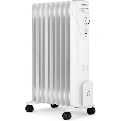 Afbeelding van Radiator van elektrische oliebad 2000 watt Oceanic 3 Powers 9 Elements Mobile Wit