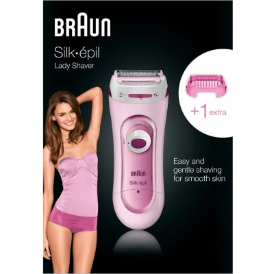 Afbeelding van Braun Elektrisch Scheerapparaat en Trimmersysteem Silk épil 5 100 Roze