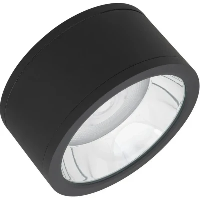 Afbeelding van Ledvance downlight surface plafond wandarmatuur 45w 4725lm 3000k cri80 36 ip65 ik06 opbouw beh zwart alu xh 250x125mm 4058075769250
