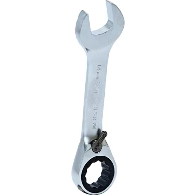 Afbeelding van KS Tools 503.4637 GEARplus Ratelringsteeksleutel, kort, 14mm