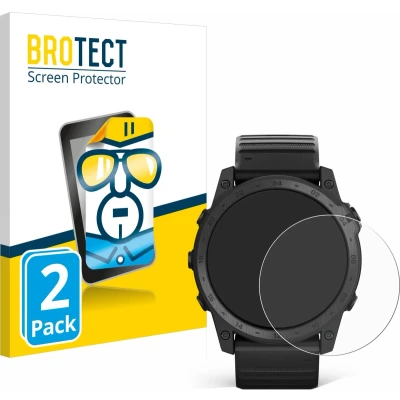 Afbeelding van BROTECT Screenprotector voor Garmin Tactix 7 AMOLED Folie Beschermfolie transparant (2 Stuks)