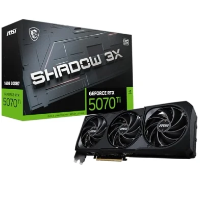 Afbeelding van MSI GeForce RTX5070 Ti 16G SHADOW 3X OC NVIDIA RTX 5070 12 GB GDDR7