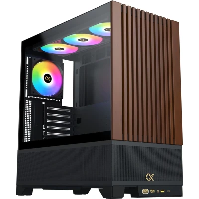 Afbeelding van Xigmatek Endorphin WD Midi tower PC behuizing Zwart Zijvenster