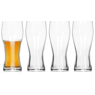 Afbeelding van Bierglazen 4 stuks glas 400 ml