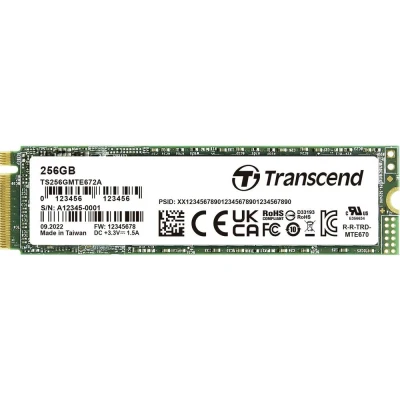 Afbeelding van Transcend 256 GB PCIe SSD harde schijf TS256GMTE672A VS1