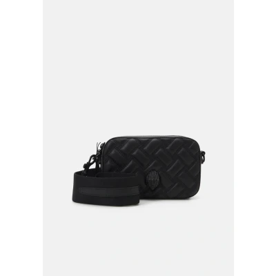 Afbeelding van Kurt Geiger leren crossbody tas Kensington zwart