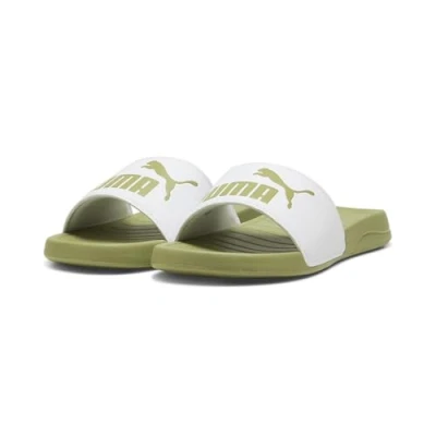 Afbeelding van Puma Popcat Unisex Badslippers, Maat: 37, White calming green Kunststof