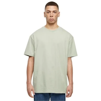 Afbeelding van Build Your Brand Heren T shirt Heavy Oversize Tee, Basic voor mannen, oversized fit, katoen, softsalvia, XS