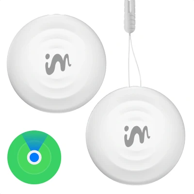 Afbeelding van imoshion Mini Tag GPS Tracker voor iOS 2 pack Wit