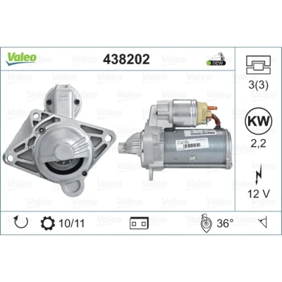 Afbeelding van Startmotor / Starter VALEO 438202