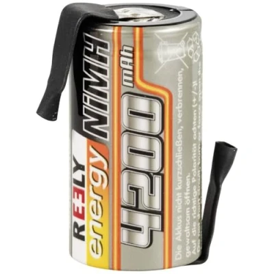 Afbeelding van Reely Accucel NiMH Sub C 1.2 V 4200 mAh Met soldeerlip