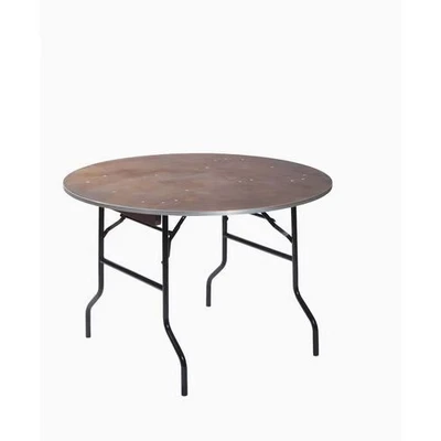 Afbeelding van Buffettafel hout inklapbaar rond Ø 122 cm, 20122