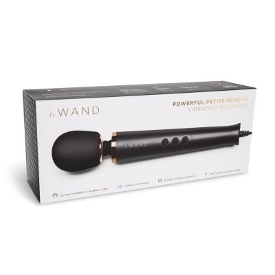 Afbeelding van Wand Vibrator Powerful Petite Plug in Zwart