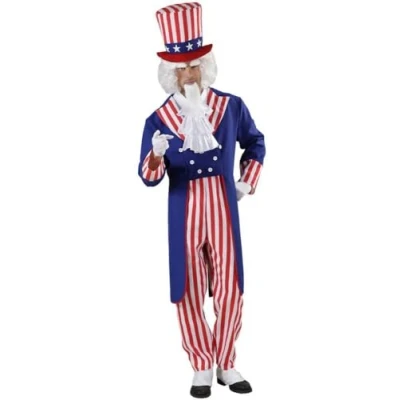 Afbeelding van &quot;Uncle Sam kostuum voor volwassenen Verkleedkleding Small&quot;