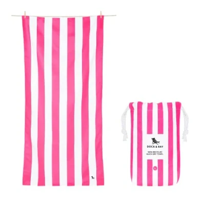 Afbeelding van Dock &amp; Bay Cabana Strandlaken Extra Large ( 200x90cm ) Phi Pink
