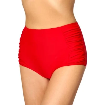 Afbeelding van Merry Style Dames Zwembroek Bikinibroekje Elastische tailleband Polyamide &amp; Elastaan Rood (4186) 42 MS MS10 119 SL