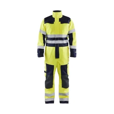 Afbeelding van Blaklader Multinorm overall 6378 1514 High Vis Geel/Marineblauw C48