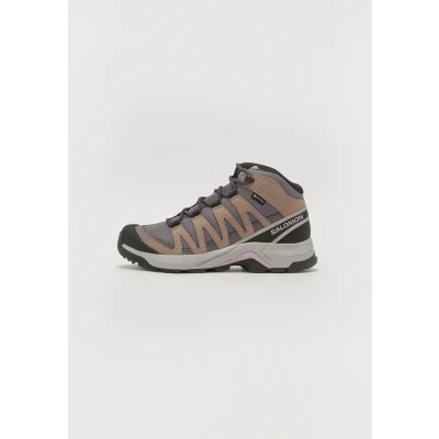 Afbeelding van Salomon X Adventure Recon GTX Outdoorschoenen, Dames, Maat: 44, Excalibur/gull/nirvana Leer en textiel