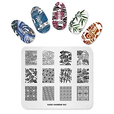 Afbeelding van KADS Nail Stempelen Plaat Chinese Stijl Art Stempel Sjabloon Diy Afbeelding Template Manicure Stencil Gereedschap (CN002)