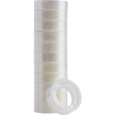 Afbeelding van Plakband Quantore 12mmx10m transparant Omdoos a 12 stuk 1152 stuks