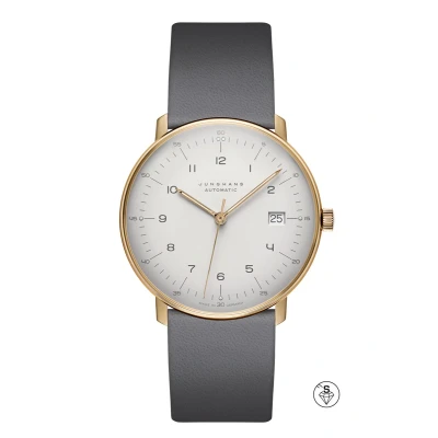 Afbeelding van Junghans Max Bill 27/7806.02 automaat horloge klassiek heren dames vintage goudkleurig luxe cadeau