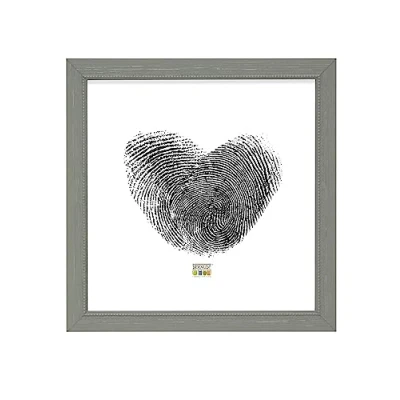 Afbeelding van Deknudt Frames fotolijst S46KF7 grijs parelbiesje foto 15x15 cm