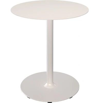 Afbeelding van Houe Pico tuintafel Ø64 Muted white, rond onderstel