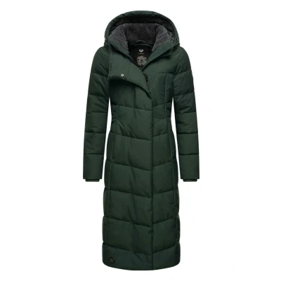Afbeelding van Ragwear Pavla LONG Wintermantel, Dames, Maat: 6XL, Dark green