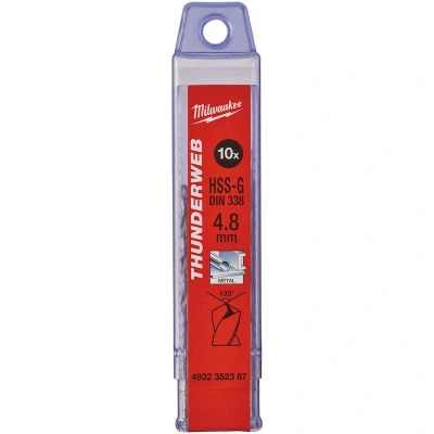 Afbeelding van Metaalboor Hss G Thunderweb 4,8 X 86 Mm (10 Stuks)