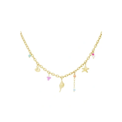 Afbeelding van Seabries ketting Goudkleur schelp bedel