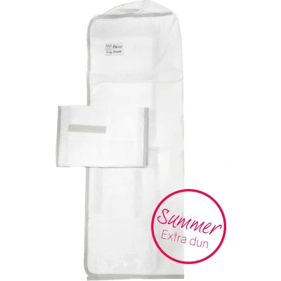 Afbeelding van Pacco Piccolo Inbakerdoek Summer 4 7 kg Wit