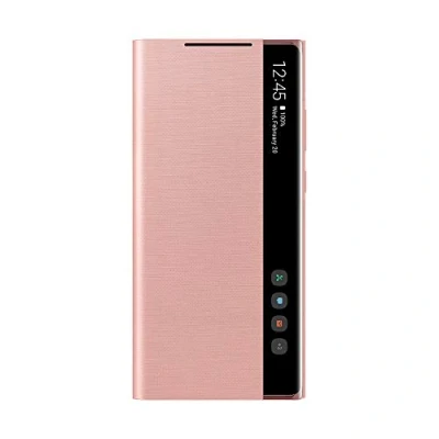 Afbeelding van Samsung Note20 Smart Clear View Cover EF ZN980 Brons