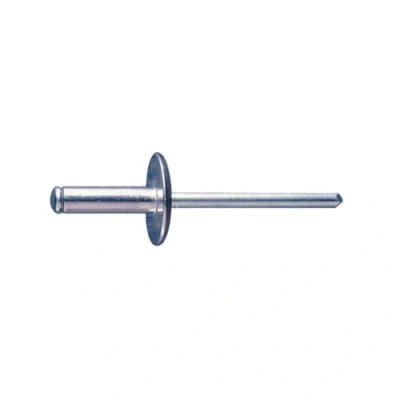 Afbeelding van Index RECA4012 aluminium klinknagels, brede kop, aluminium/staal, verzinkt, 4,0 x 12