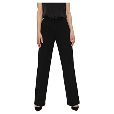 Afbeelding van Vero Moda Vmzamira Straight Broek, Dames, Maat: Sx30, Chocolate torte